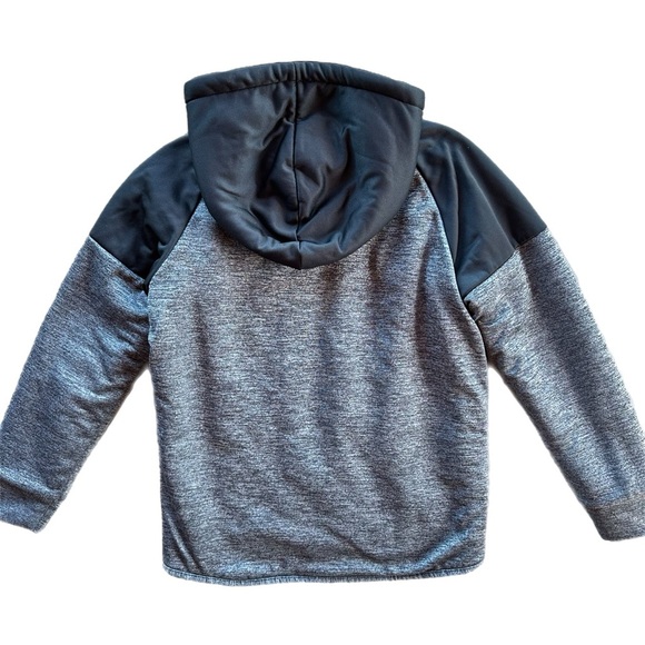 The Children’s Place Boys Grey Faux Fur Lined Zip Hoodie Size 10-12 - Picture 4 of 6